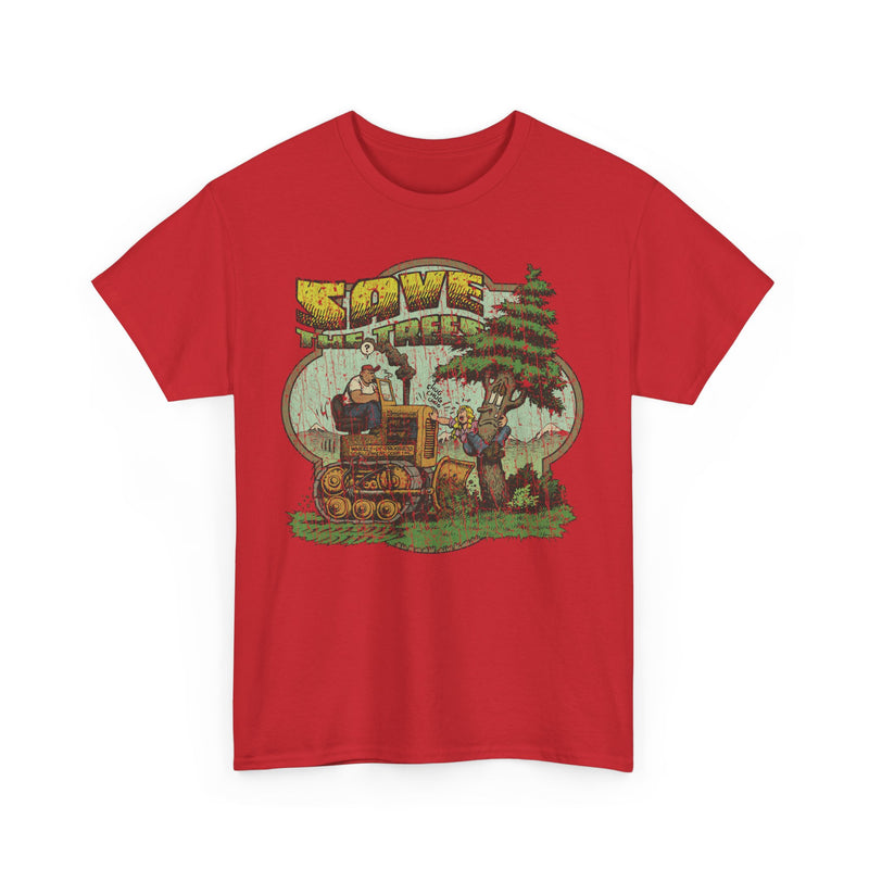 Load image into Gallery viewer, Save The Trees 1973 Chipko Environmentalist Political Movement Cartoon T-shirt