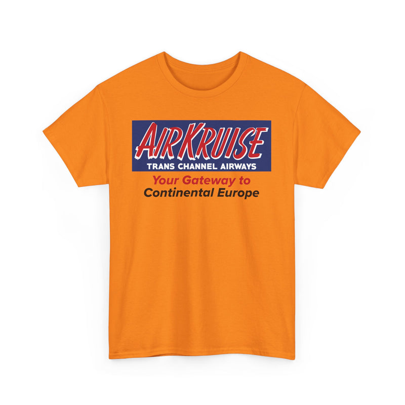 Load image into Gallery viewer, Air Kruise Trans Channel Airways Gateway to Europe Vintage Airline Logo T-shirt