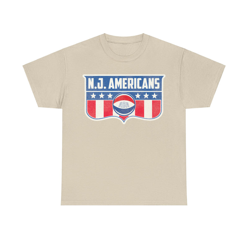 Load image into Gallery viewer, New Jersey Americans Basketball Team USA Flag Nostalgic Retro T-shirt