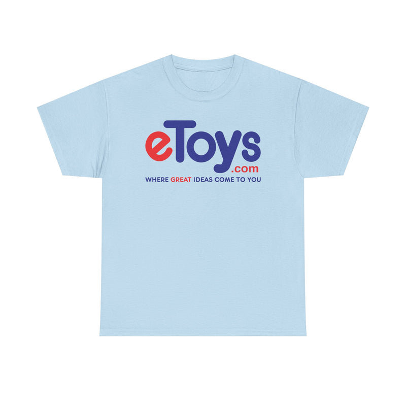 Load image into Gallery viewer, Etoys.com Logo T-Shirt Where Great Ideas Come To You