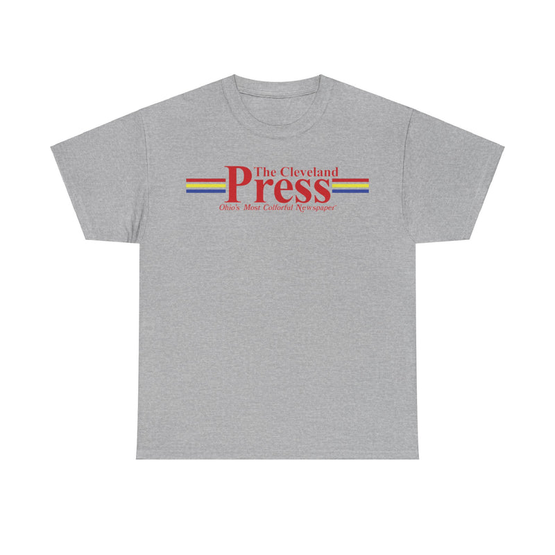 Load image into Gallery viewer, Cleveland Press Newspaper Ohios Most Colorful Retro Nostalgic T-shirt