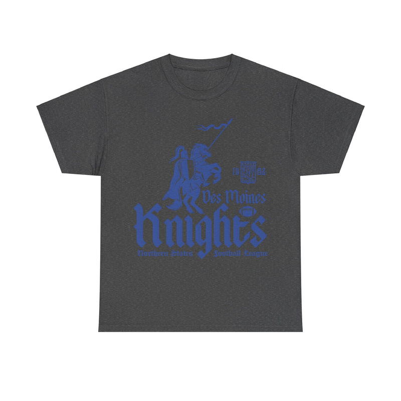 Load image into Gallery viewer, Des Moines Knights Est 1982 Iowa Football Team T-shirt