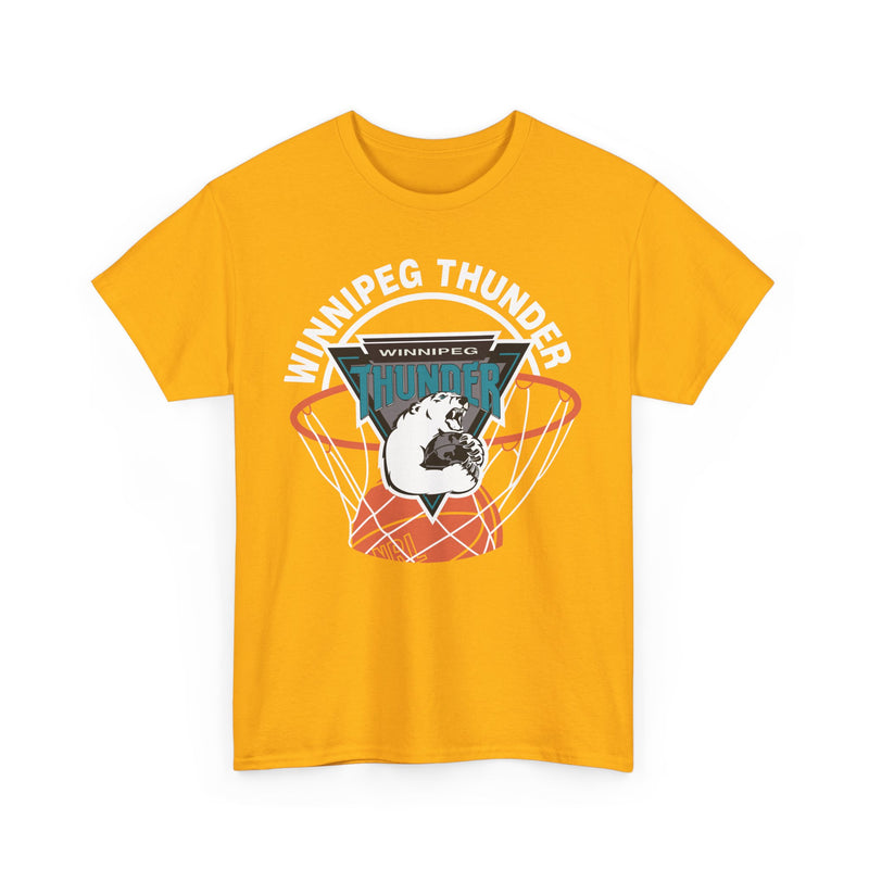 Load image into Gallery viewer, Winnipeg Thunder Basketball 1992-1994 World Basketball League T-shirt