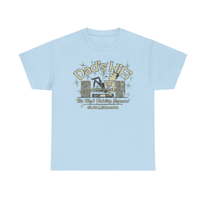 Load image into Gallery viewer, Dads HiFi Minnesota Retail Electronics Store T-shirt
