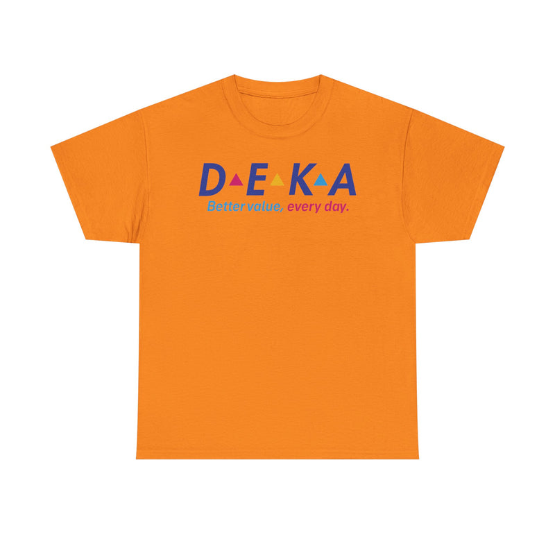 Load image into Gallery viewer, DEKA Better Value Every Day Vintage Logo T-Shirt