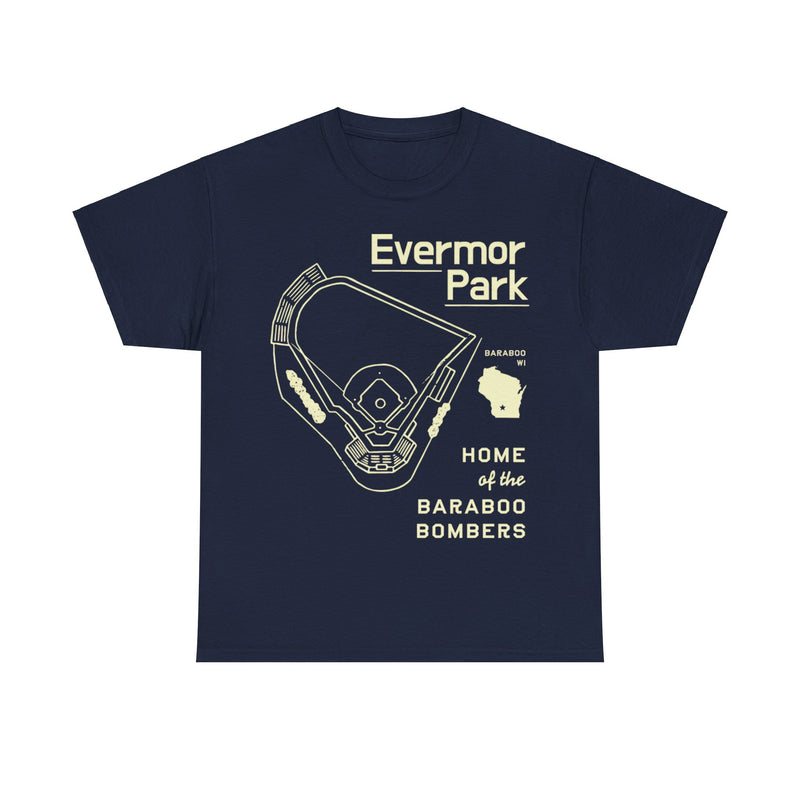 Load image into Gallery viewer, Evermor Park Baraboo Bombers Nostalgic Retro T-shirt