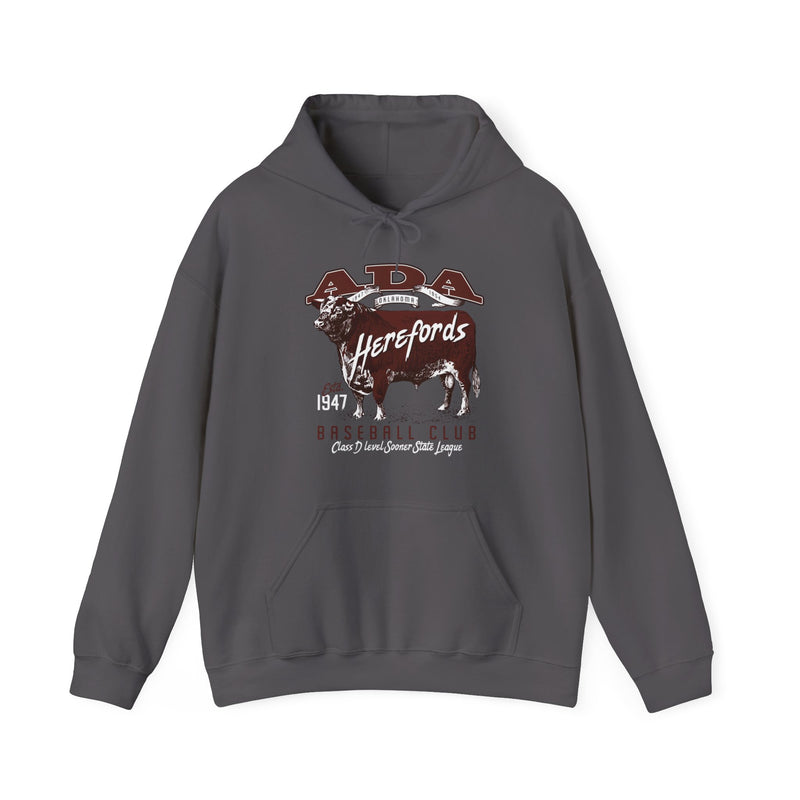Load image into Gallery viewer, Ada Herefords 1947 Oklahoma Baseball Pullover Hoody Sweatshirt