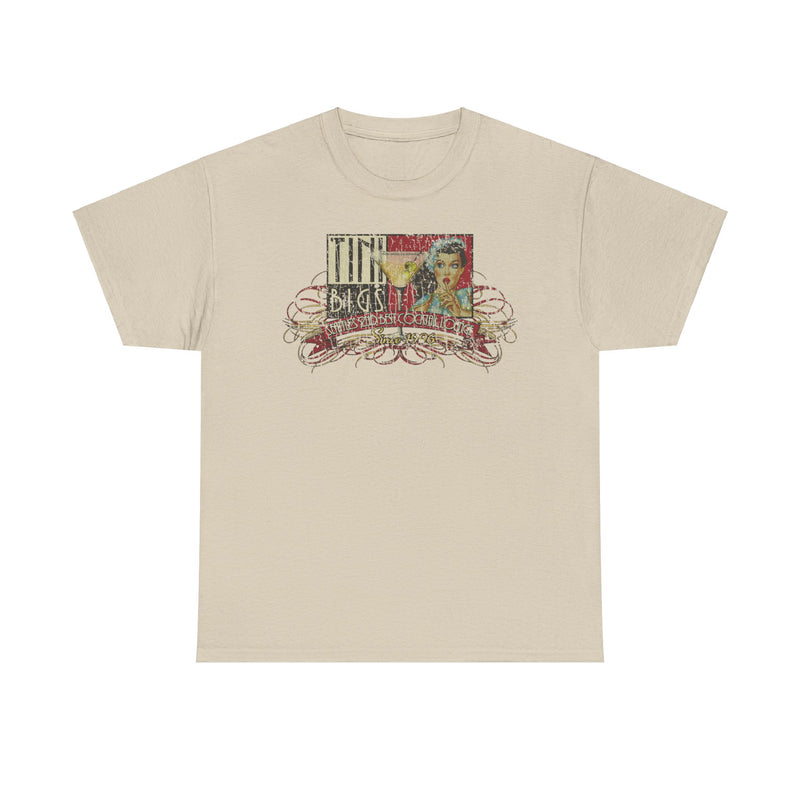 Load image into Gallery viewer, Tini Bigs Lounge 1996 Seattle Washington Cocktail Lounge Bar T-shirt