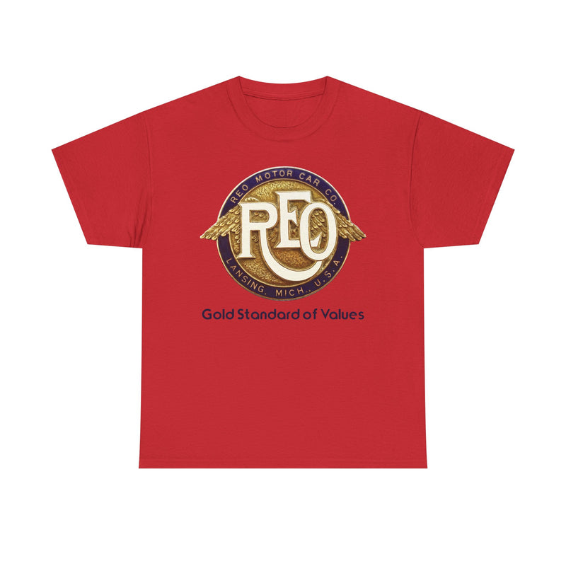 Load image into Gallery viewer, REO Motor Car Co Lansing Michigan Gold Standard Wings T-shirt