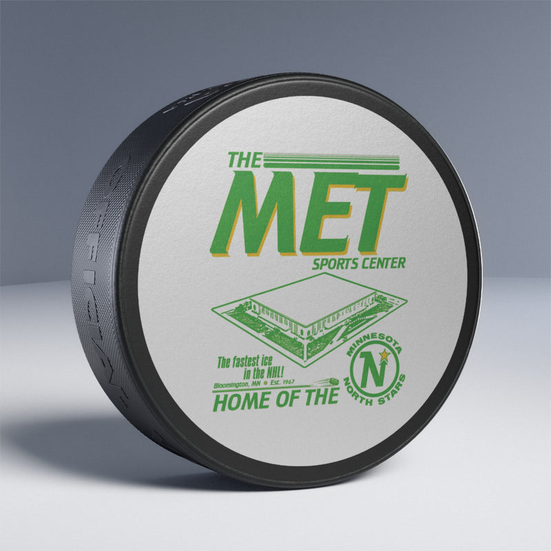 Load image into Gallery viewer, The Met Arena Minnesota North Stars Hockey Puck
