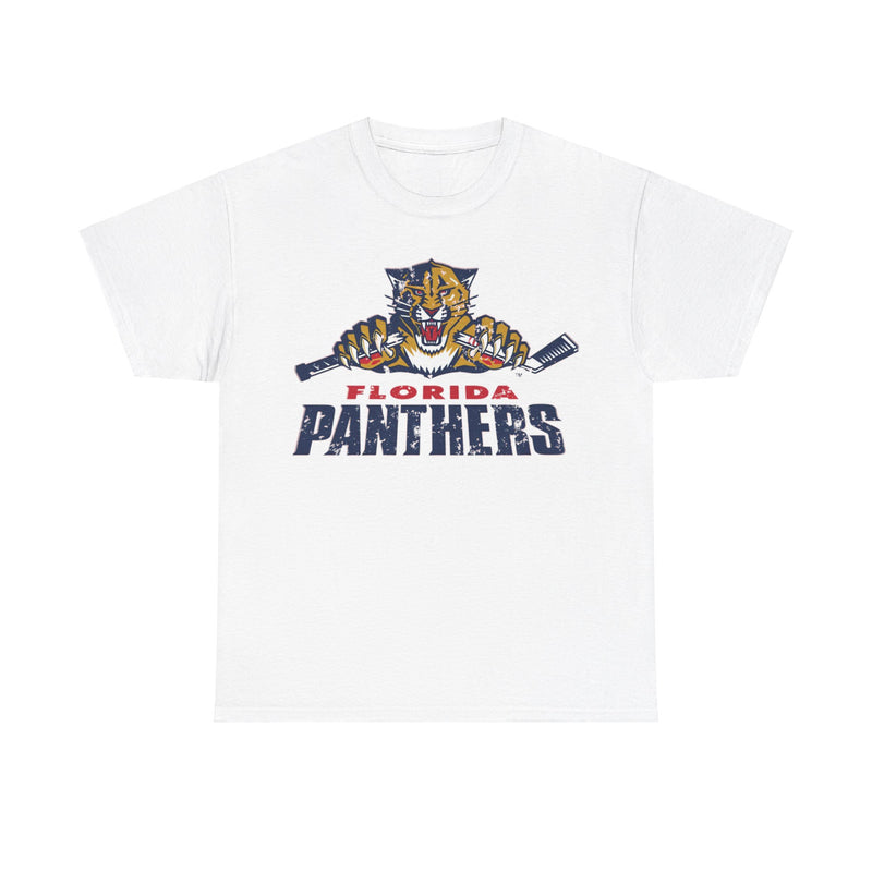 Load image into Gallery viewer, Florida Panthers Blue Logo Ice Hockey T-shirt