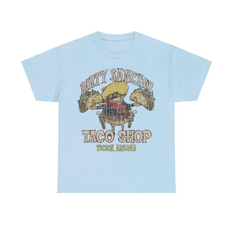Load image into Gallery viewer, Dirty Sanchez Taco Shop 1982 Restaurant Distressed Print T-shirt