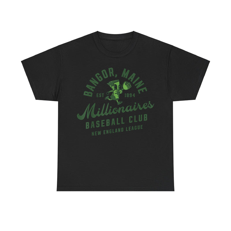Load image into Gallery viewer, Bangor Millionaires Maine Nostalgic Retro Baseball T-shirt