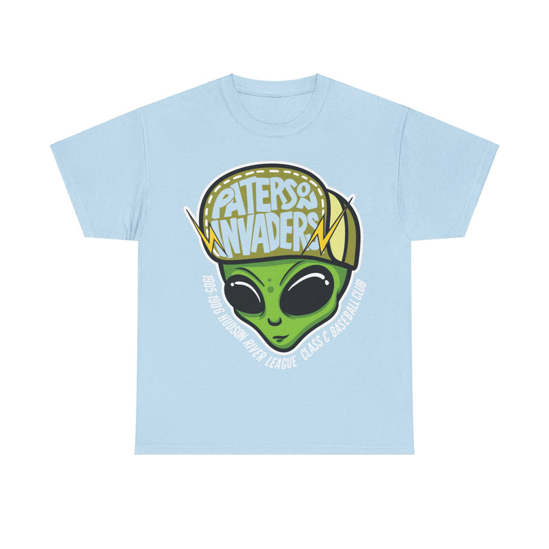 Load image into Gallery viewer, Paterson Invaders Mascot Logo New Jersey Baseball T-shirt