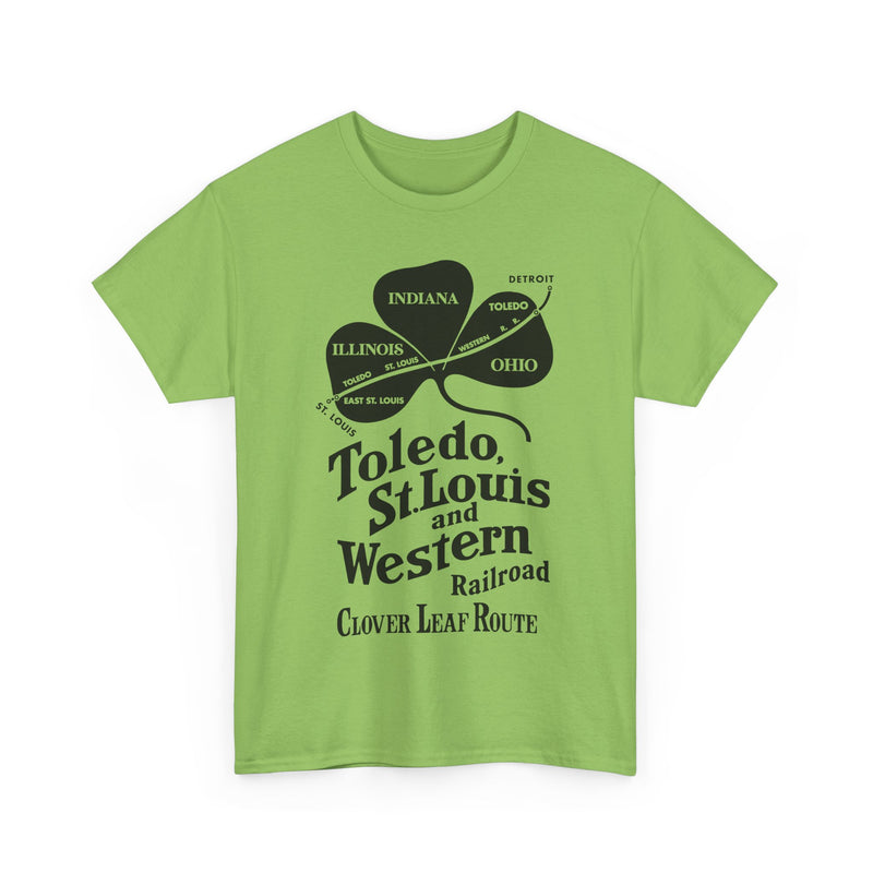 Load image into Gallery viewer, Toledo St Louis Western Clover Leaf Route Railroad Logo T-Shirt