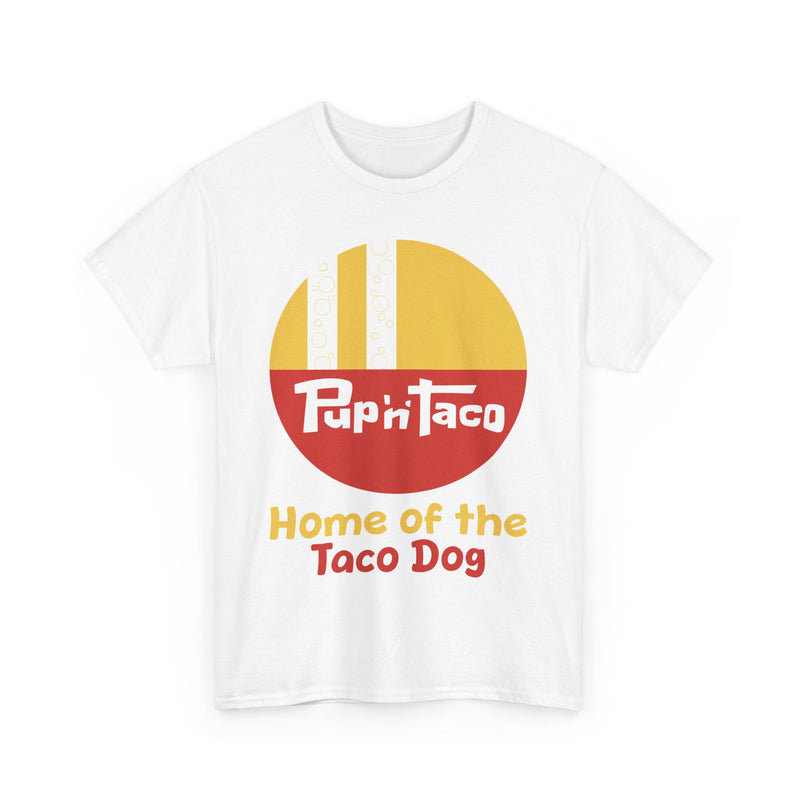Load image into Gallery viewer, Pup 'n' Taco Home of Taco Dog Vintage Logo Restaurant T-Shirt