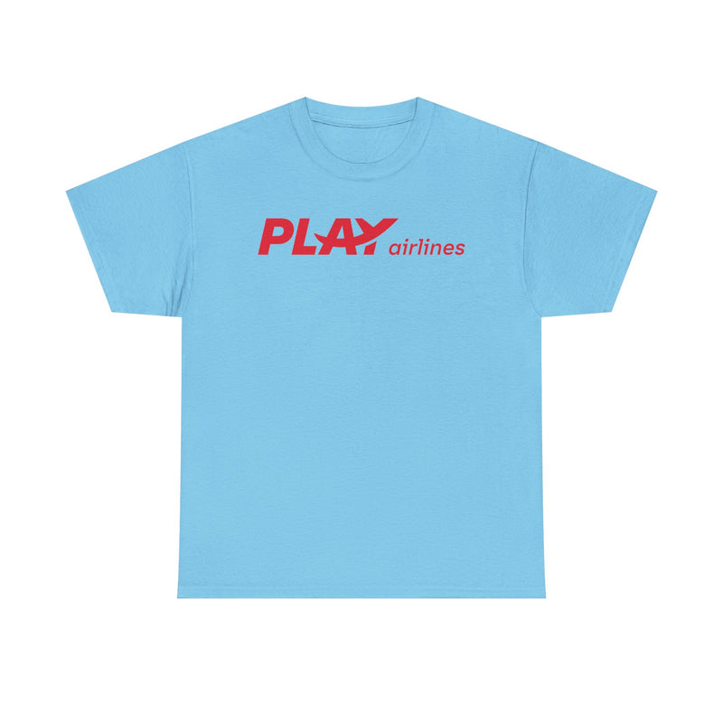 Load image into Gallery viewer, PLAY Airlines Icelandic Low-Cost Carrier Logo T-Shirt Aviation