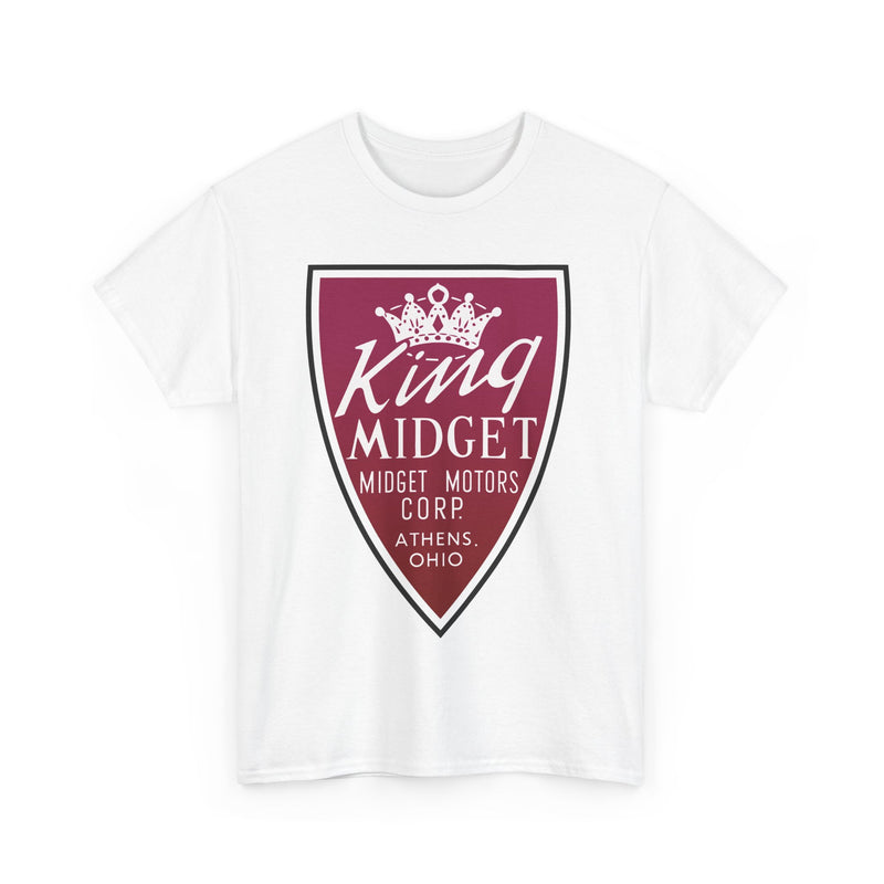 Load image into Gallery viewer, King Midget Motors Corp Athens Ohio Crown Logo Microcar T-shirt