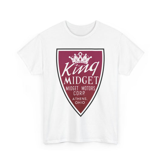King Midget Motors Corp Athens Ohio Crown Logo Microcar T-shirt