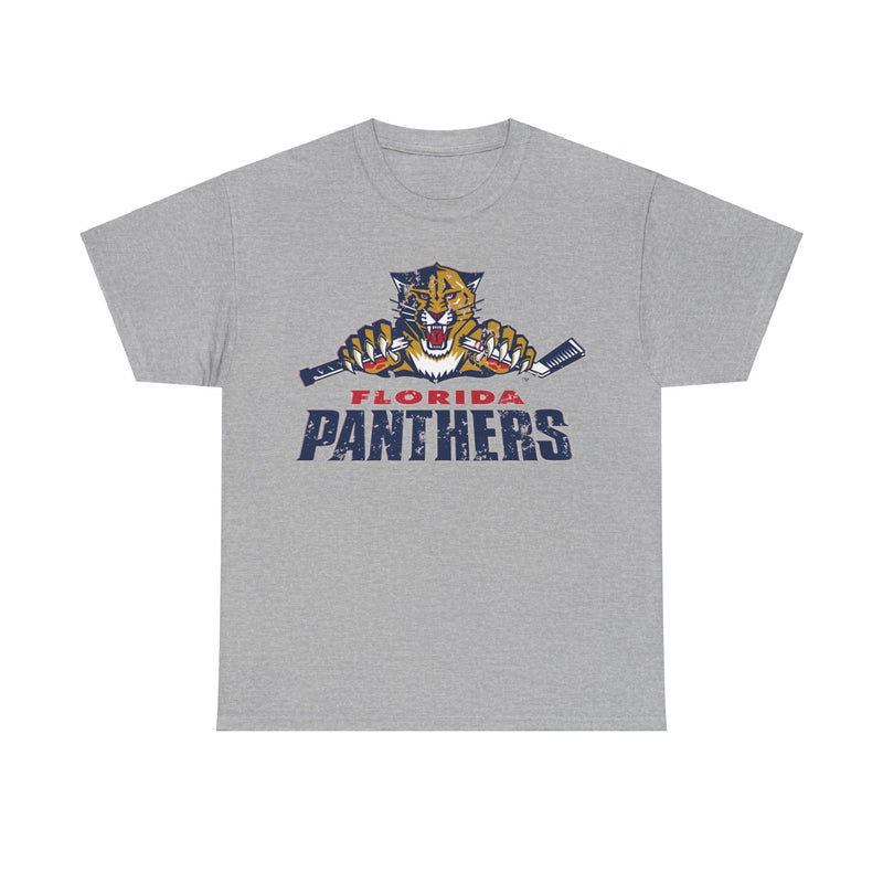 Load image into Gallery viewer, Florida Panthers Blue Logo Ice Hockey T-shirt