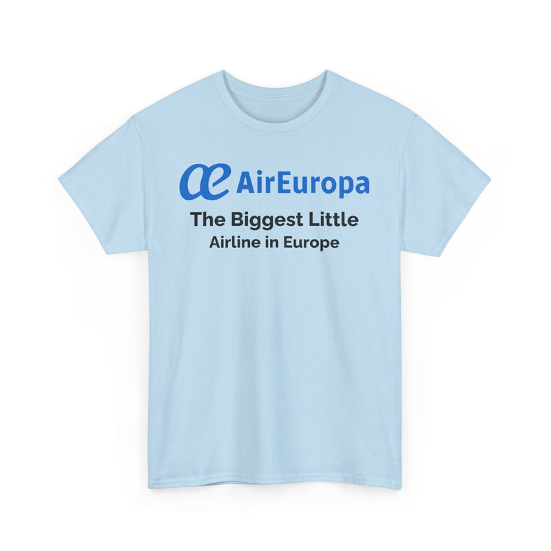 Load image into Gallery viewer, Air Europa The Biggest Little Airline in Europe Vintage Logo Aviation T-shirt