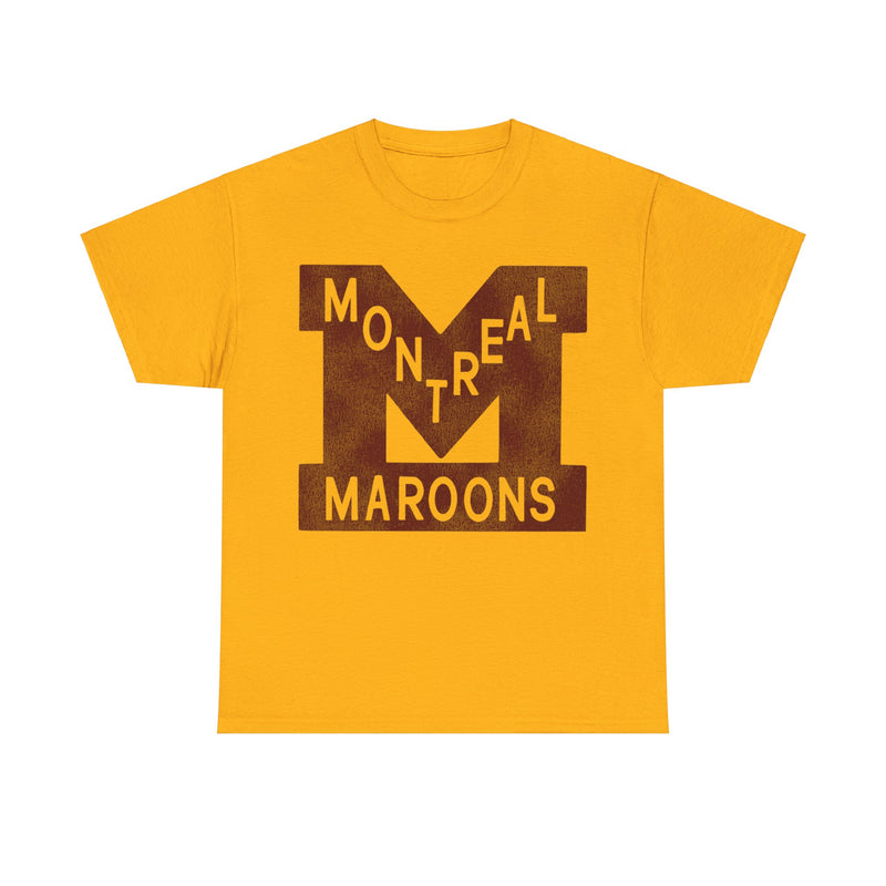 Load image into Gallery viewer, Montreal Maroons Logo Hockey Team T-shirt