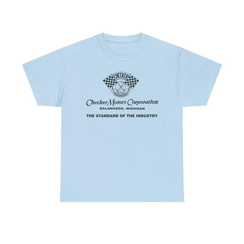Load image into Gallery viewer, Vintage Checker Motors Kalamazoo Michigan Standard of Industry T-shirt