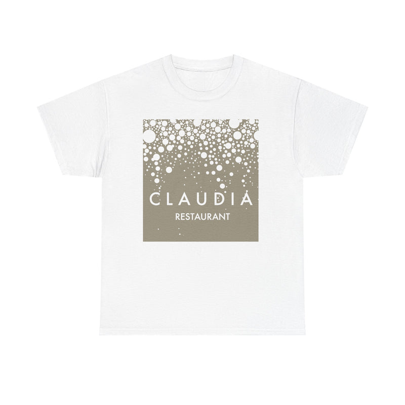 Load image into Gallery viewer, Claudia Restaurant T-Shirt - Fine Dining Industry Defunct Logo Tee