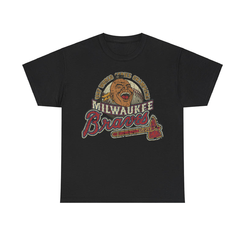 Load image into Gallery viewer, Milwaukee Braves World Champions Baseball Team T-shirt
