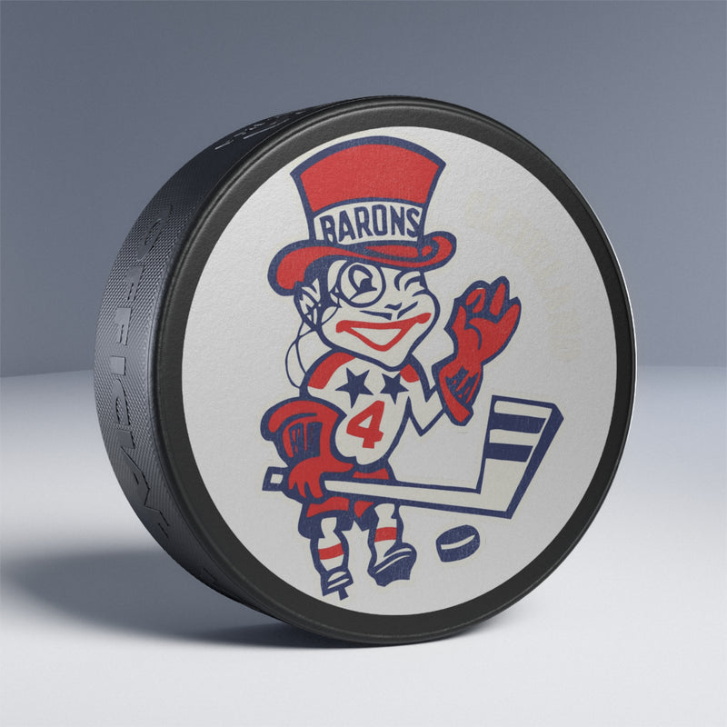 Load image into Gallery viewer, Cleveland Barons Ohio Mascot Hockey Puck