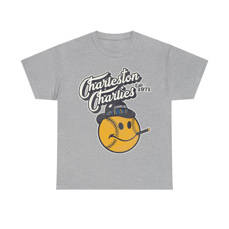 Load image into Gallery viewer, Charleston Charlies Est 1971 Nostalgic Retro Baseball Team T-shirt