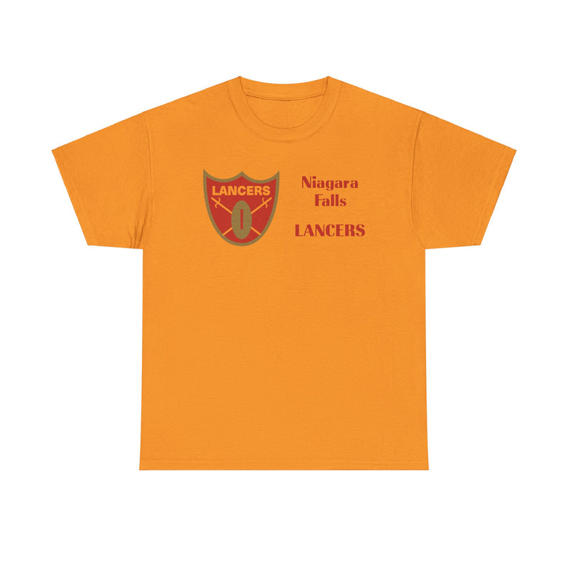 Load image into Gallery viewer, Niagara Falls New York Lancers Midwest Football 1971 T-shirt