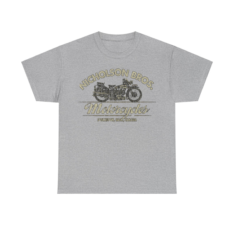 Load image into Gallery viewer, Nicholson Bros Motorcycles 1933 Saskatoon Canada T-shirt