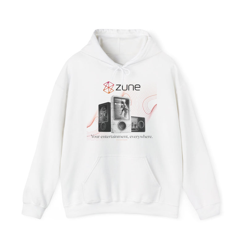 Load image into Gallery viewer, Zune Early Digital Music Player Nostalgic Pullover Hoody