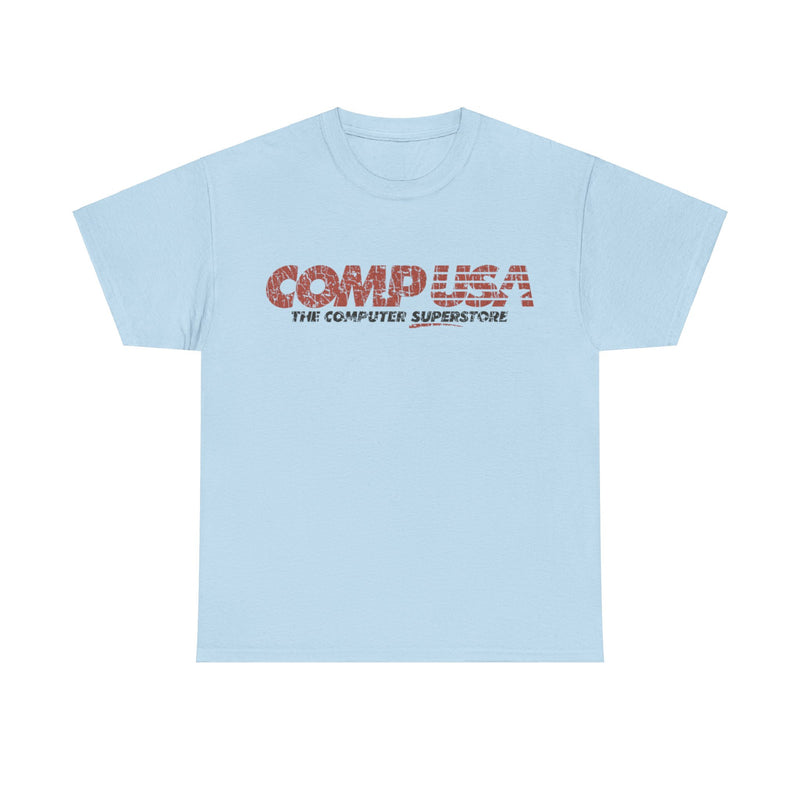 Load image into Gallery viewer, CompUSA 1984 Electronics Store Distressed Print T-shirt