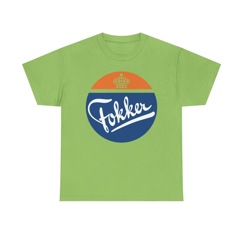 Load image into Gallery viewer, Fokker Royal Dutch Aircraft Manufacturer Vintage Logo T-Shirt
