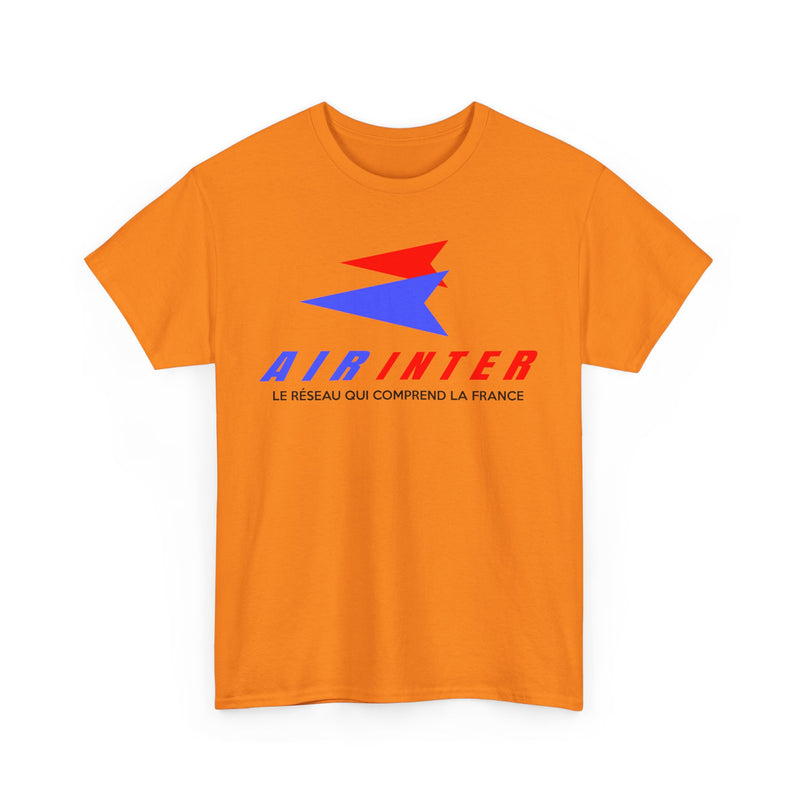 Load image into Gallery viewer, Air Inter Le Réseau Qui Comprend La France Airline Logo T-shirt