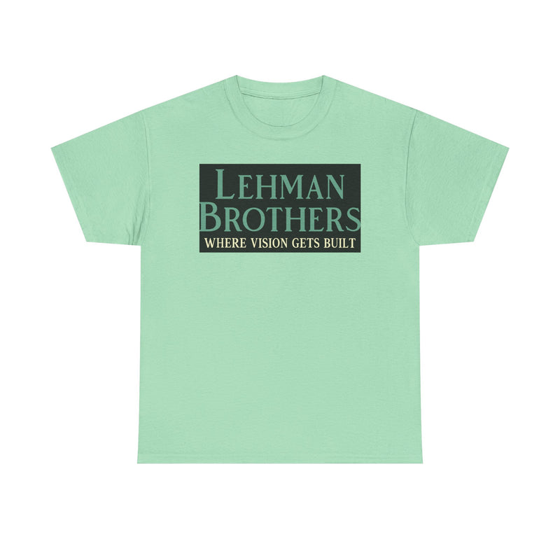 Load image into Gallery viewer, Lehman Brothers Where Vision Gets Built Historic Wall Street Bank Tee New York T-Shirt