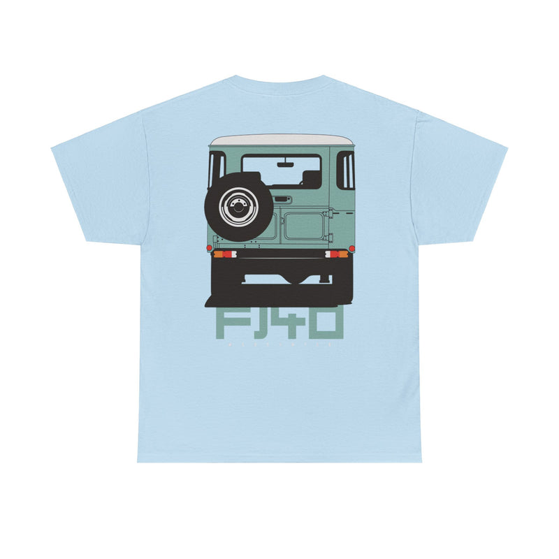 Load image into Gallery viewer, Toyota Land Cruiser FJ40 Green Car Double-sided T-shirt