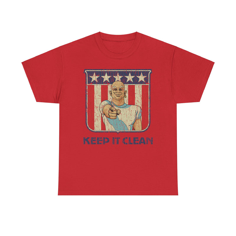 Load image into Gallery viewer, Keep it Clean America Nostalgic Logo T-shirt