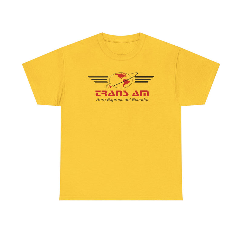 Load image into Gallery viewer, Trans Am Ecuador Airline Vintage Logo T-Shirt Aviation History