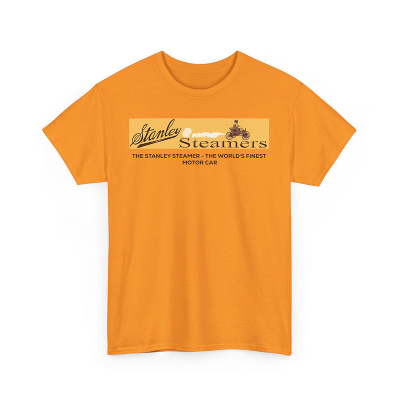 Load image into Gallery viewer, Stanley Steamers The World's Finest Motor Car Vintage Logo T-shirt