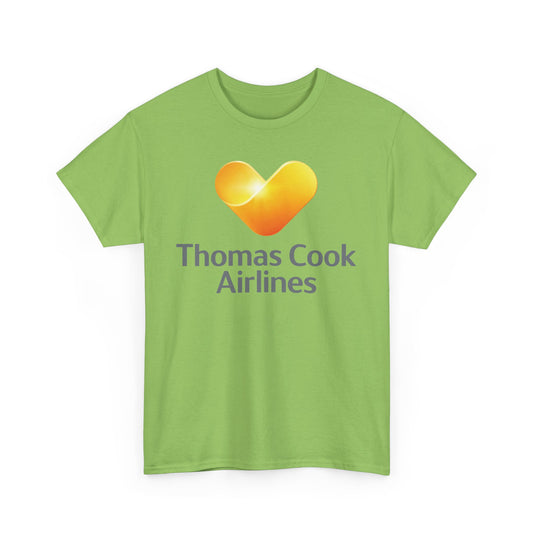 Thomas Cook Airlines Sunny Heart Logo Defunct Travel Company T-shirt
