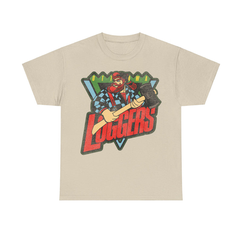 Load image into Gallery viewer, Ottawa Loggers Canada Roller Hockey Team T-shirt