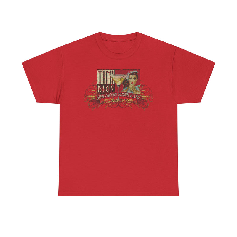 Load image into Gallery viewer, Tini Bigs Lounge 1996 Seattle Washington Cocktail Lounge Bar T-shirt