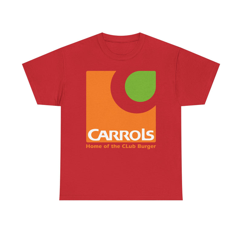 Load image into Gallery viewer, Carrols Home of Club Burger Vintage Classic Chain Restaurant Logo T-Shirt