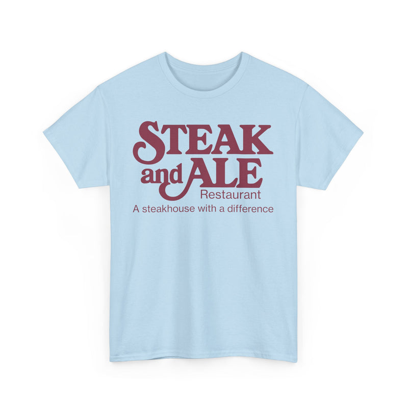 Load image into Gallery viewer, Steak and Ale Restaurant Vintage Steakhouse Logo Classic Dining T-Shirt