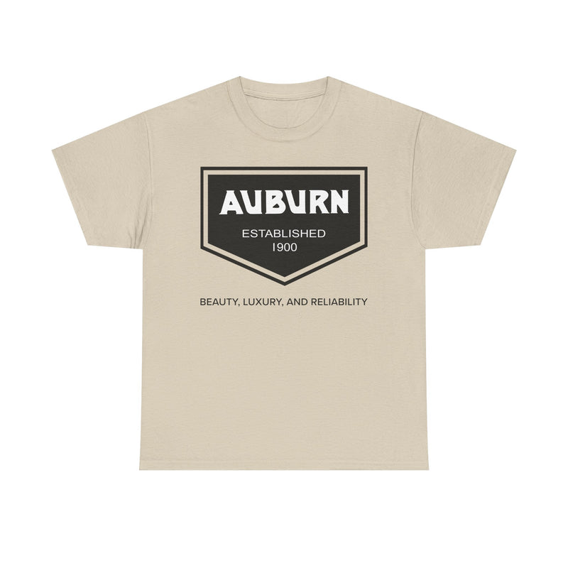 Load image into Gallery viewer, Auburn Established 1900 Beauty Luxury Reliability Vintage Auto T-shirt