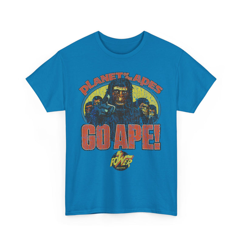 Load image into Gallery viewer, Planet of the Apes Go Ape Power Records Nostalgic T-shirt