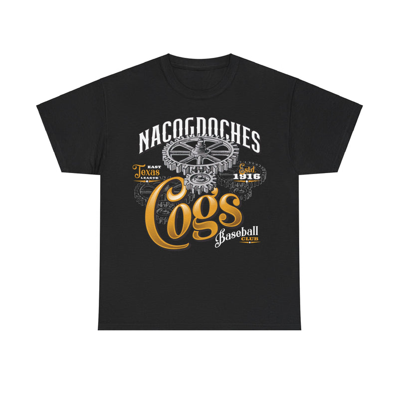 Load image into Gallery viewer, Nacogdoches Cogs Est 1916 Texas Baseball T-shirt